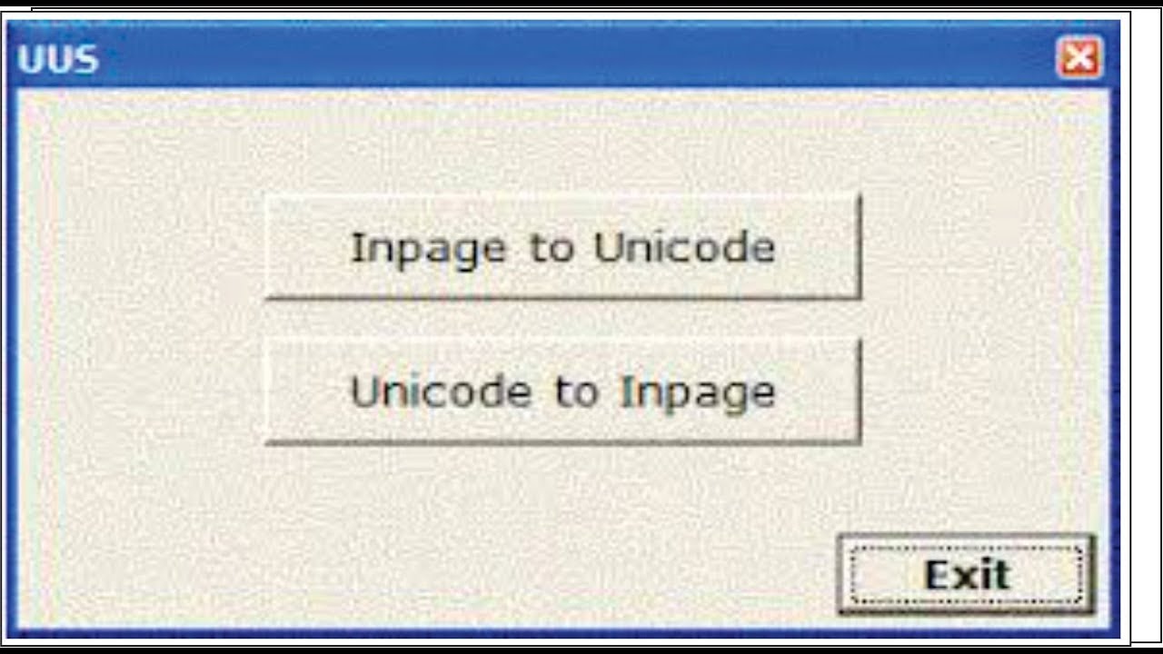 inpage to unicode converter download